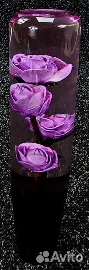 Ручка МКПП универсальная - Роза 20см (Фиолетовый)