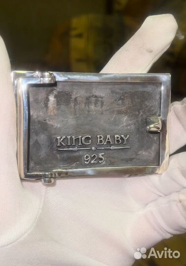 Пряжка King Baby серебро