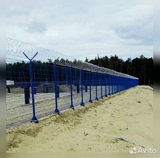 Забор сетка 3д