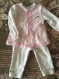 Костюм для девочки(блузка + штанишки)
