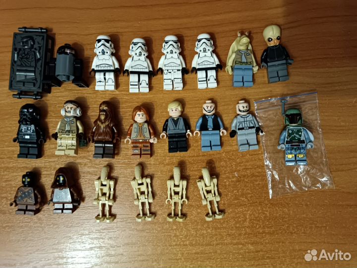 Lego минифигурки оригинал звёздные войны