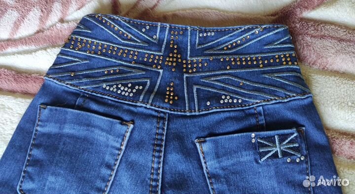 Джинсы на девочку 116