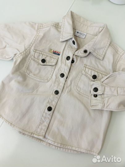 Рубашка джинсовая 74