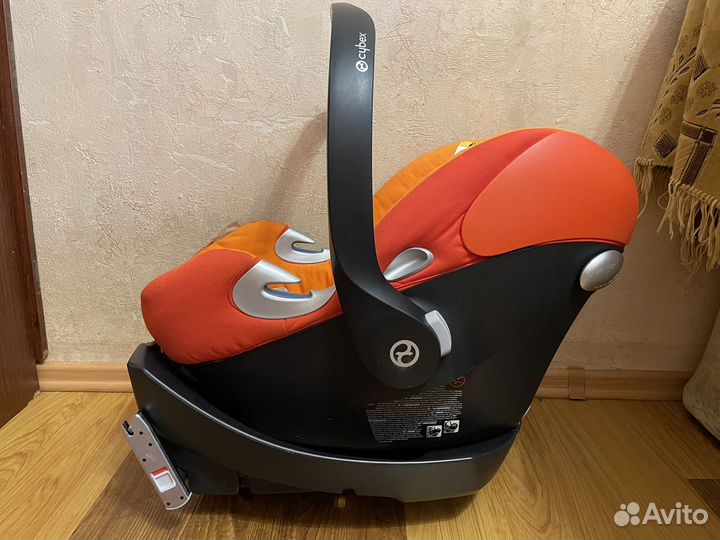 Автолюлька Cybex aton q с базой isofix