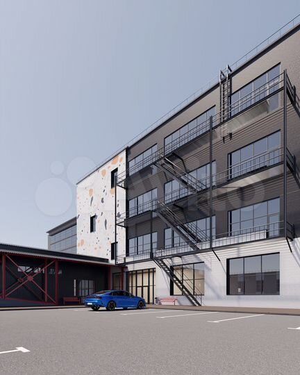 Офис с мокрой точкой, 34 м²