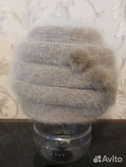 Шапка женская вязаная