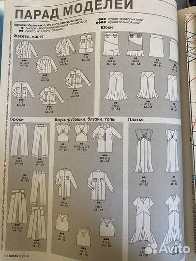 Журнал burda special plus бурда специальная Мода д
