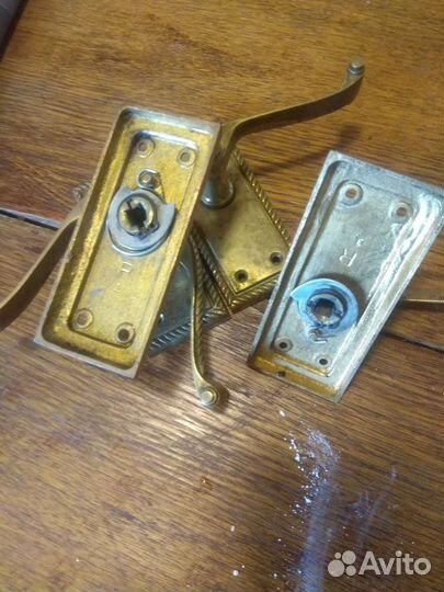 Ручки дверные латунь бронза