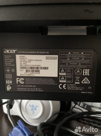 Игровой Монитор acer ka242ybi
