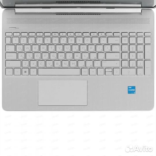 Новый Ноутбук hp laptop 15s fq серебристый