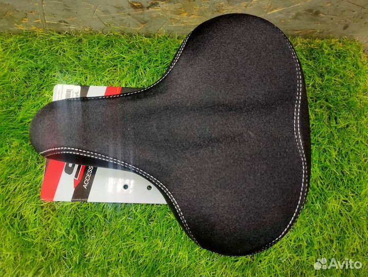 Седло велосипедное широкое ортопедическое