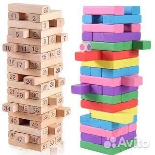 Развивающие игрушки Дженга падающая башня
