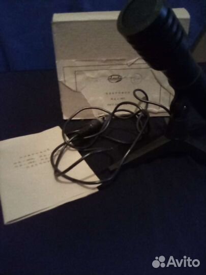 Микрофон раритетный мд-382 1984/89г