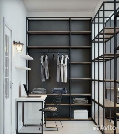 Современный стелаж лофт