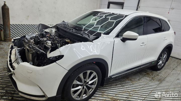 Mazda CX-9 2.5 AT, 2018, битый, 89 000 км