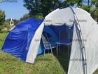 Палатка 4-х местная 2-х комнатная с большим шатром