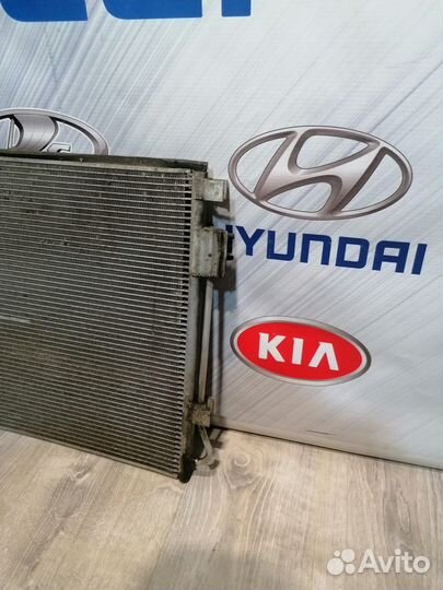 Радиатор кондиционера Hyundai solaris