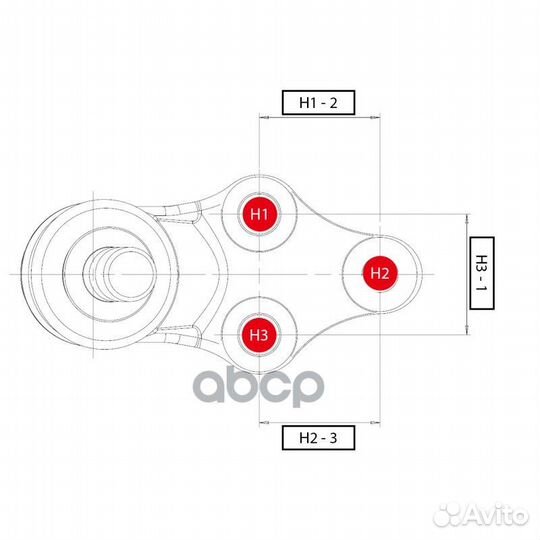 Опора шаровая CB0502 CTR