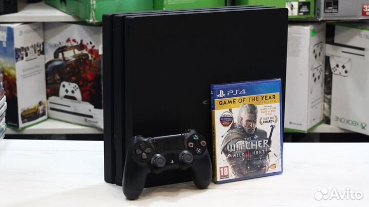 Sony Ps4 Pro 7008B 1Tb + Ведьмак 3, Trade-In