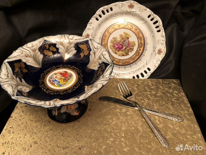 Столовый набор с серебрением Gold Plated Japan