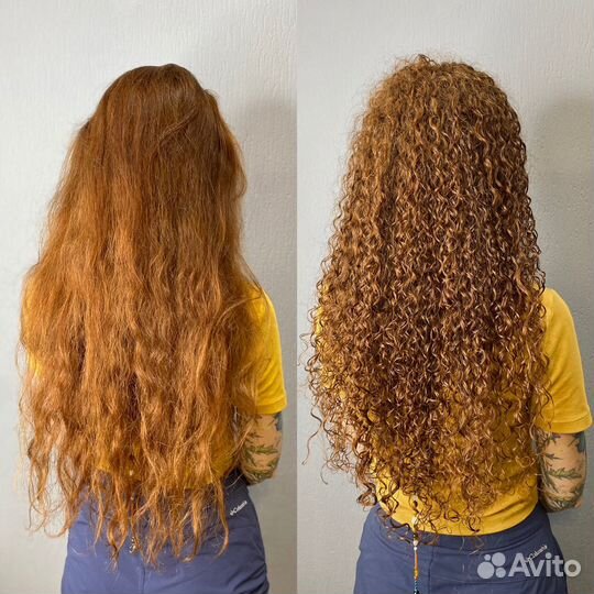 Модель на биозавивку волос