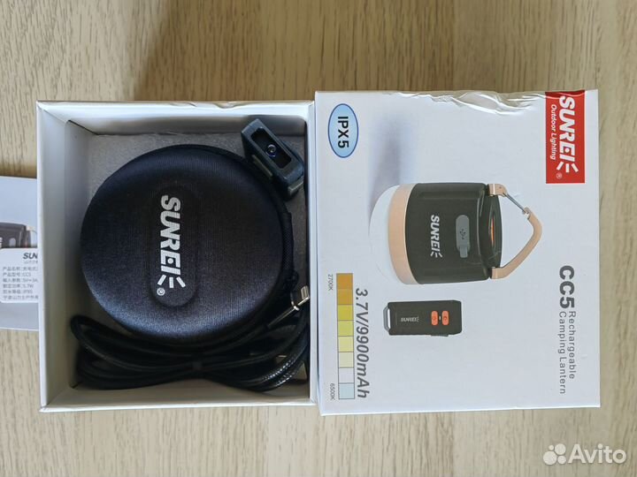 Кемпинговый аккумуляторный фонарь Sunrei CC5