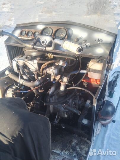 Самодельный снегоход