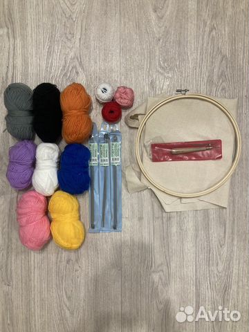 Набор для ковровой вышивки и вязания
