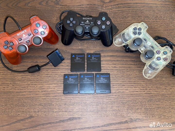 Контроллеры джойстики Sony PlayStation PS1 PS2 PS3