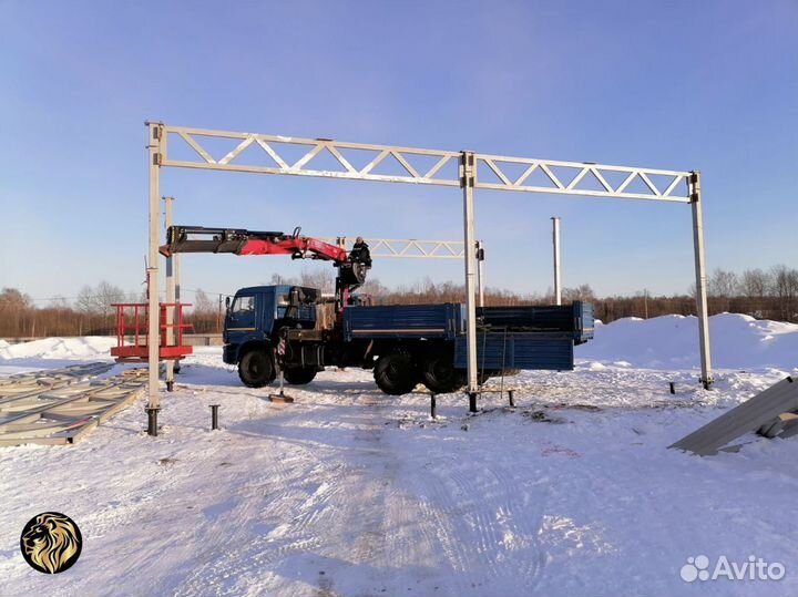 Быстровозводимые ангары из сэндвич панелей