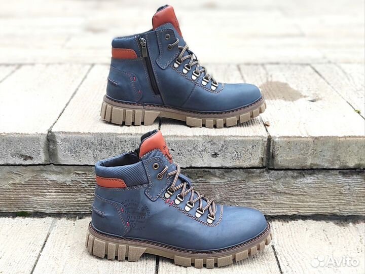 Ботинки зимние стиль Timberland Merrell