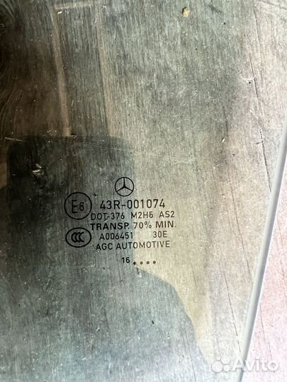 Стекло боковое водительское доя меоседес w292