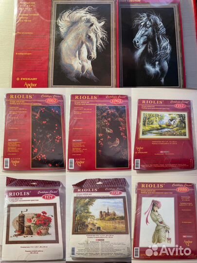 Наборы для вышивания Риолис