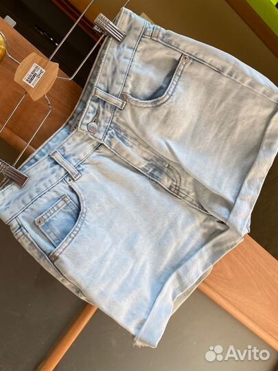 Шорты джинсовые pull & bear