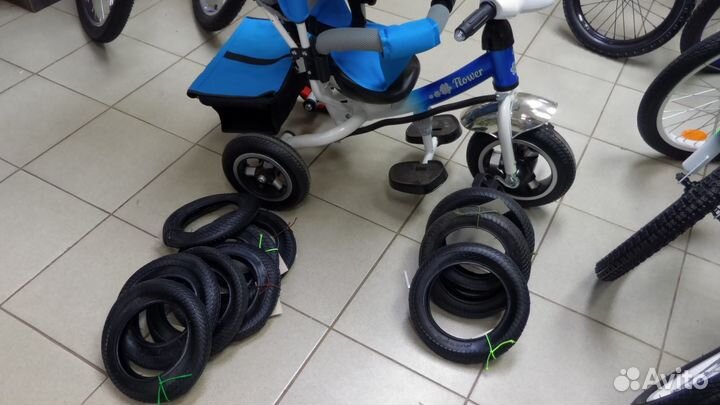 Покрышки к детским трёх колесным велосипедам