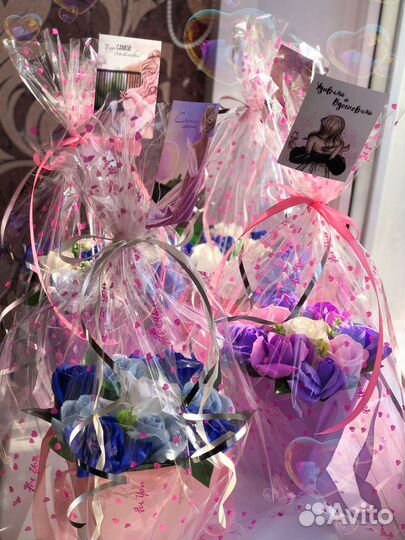 Мыльные розы к 8 марта