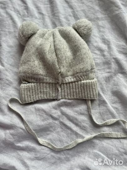 Шапка зимняя детская 6-12 мес