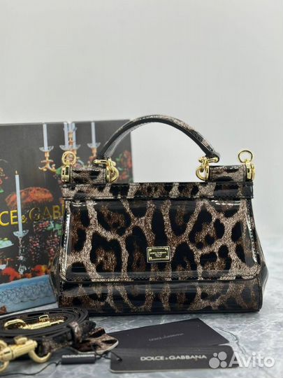 Сумка женская dolce gabbana натаральная кожа