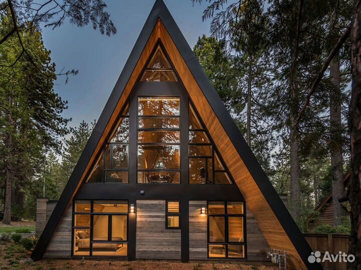 Глэмпинг А фрейм под ключ