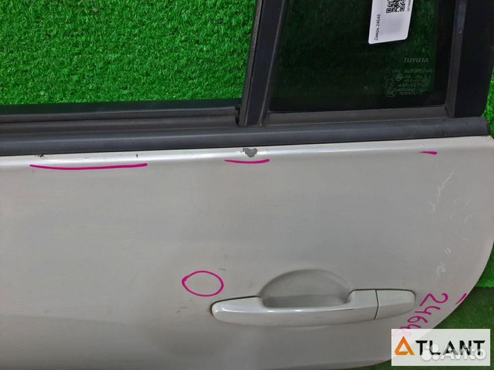 Дверь боковая задний левый toyota vanguard