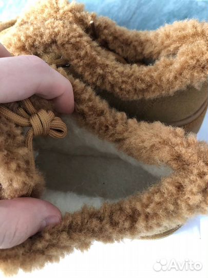 Полуботинки зимние на меху новые
