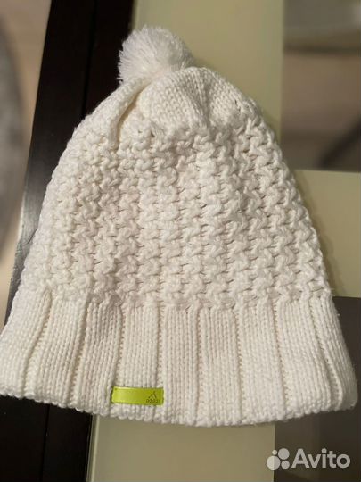 Шапка белая adidas