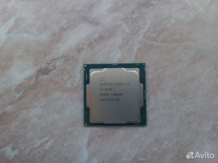Процессор intel core i3 8100