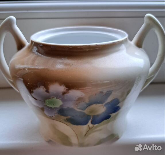 Старинная сахарница клеймо Т-во М.С.Кузнецова