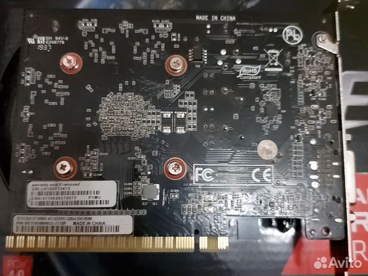 Видеокарта gtx 1650 palit