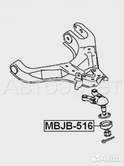 Шаровая опора mbjb-516