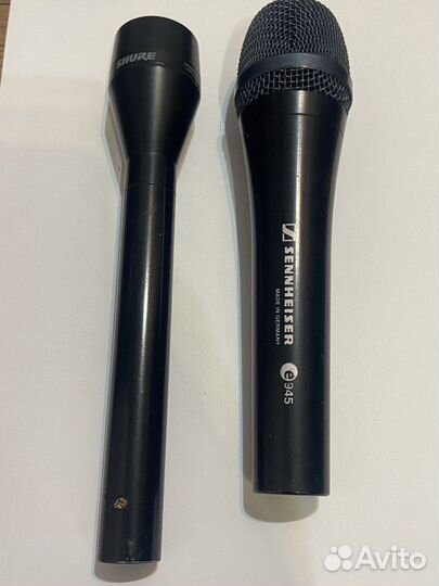 Микрофон Sennheiser E 945 / Микрофон Shure VP64A