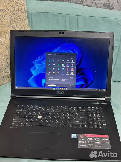 Игровой ноутбук MSI GL72-6qd + Комплект
