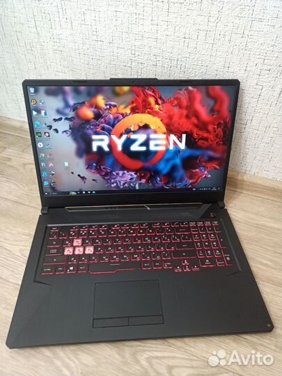 Игровой гигант Asus Ryzen7 4800\GTX1650ti\17