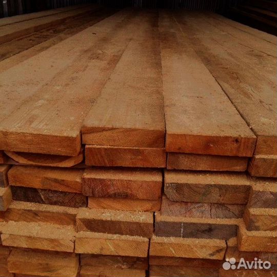Строганная лиственница: доски 45x200 мм, высококач